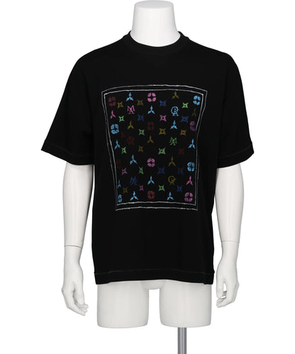 amok(アモク)HAND PAINT MONOGRAM TEE