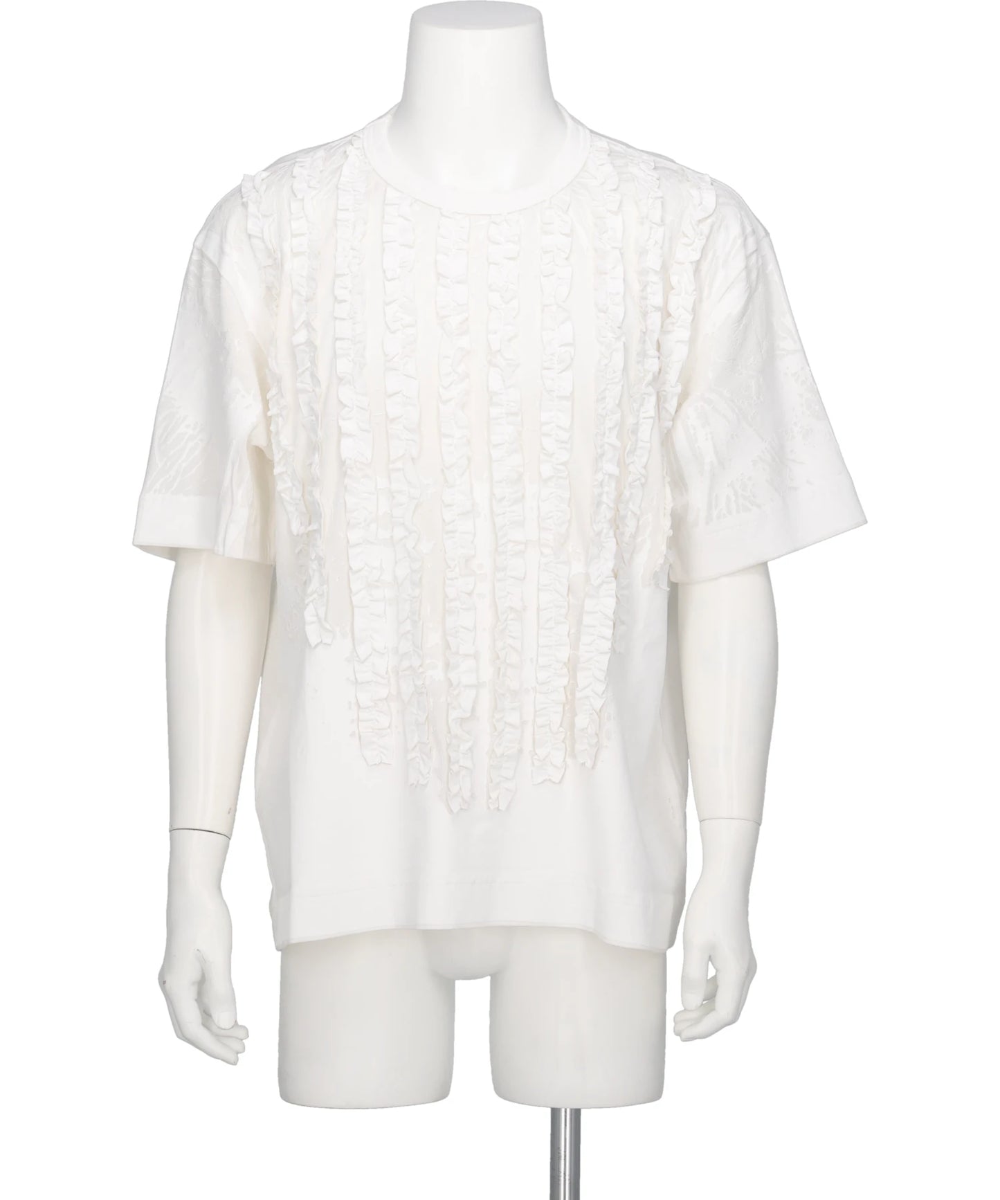 TAAKK(ターク)RUFFLE PRINT T-SHIRTS
