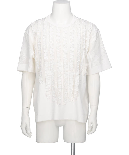 TAAKK(ターク)RUFFLE PRINT T-SHIRTS