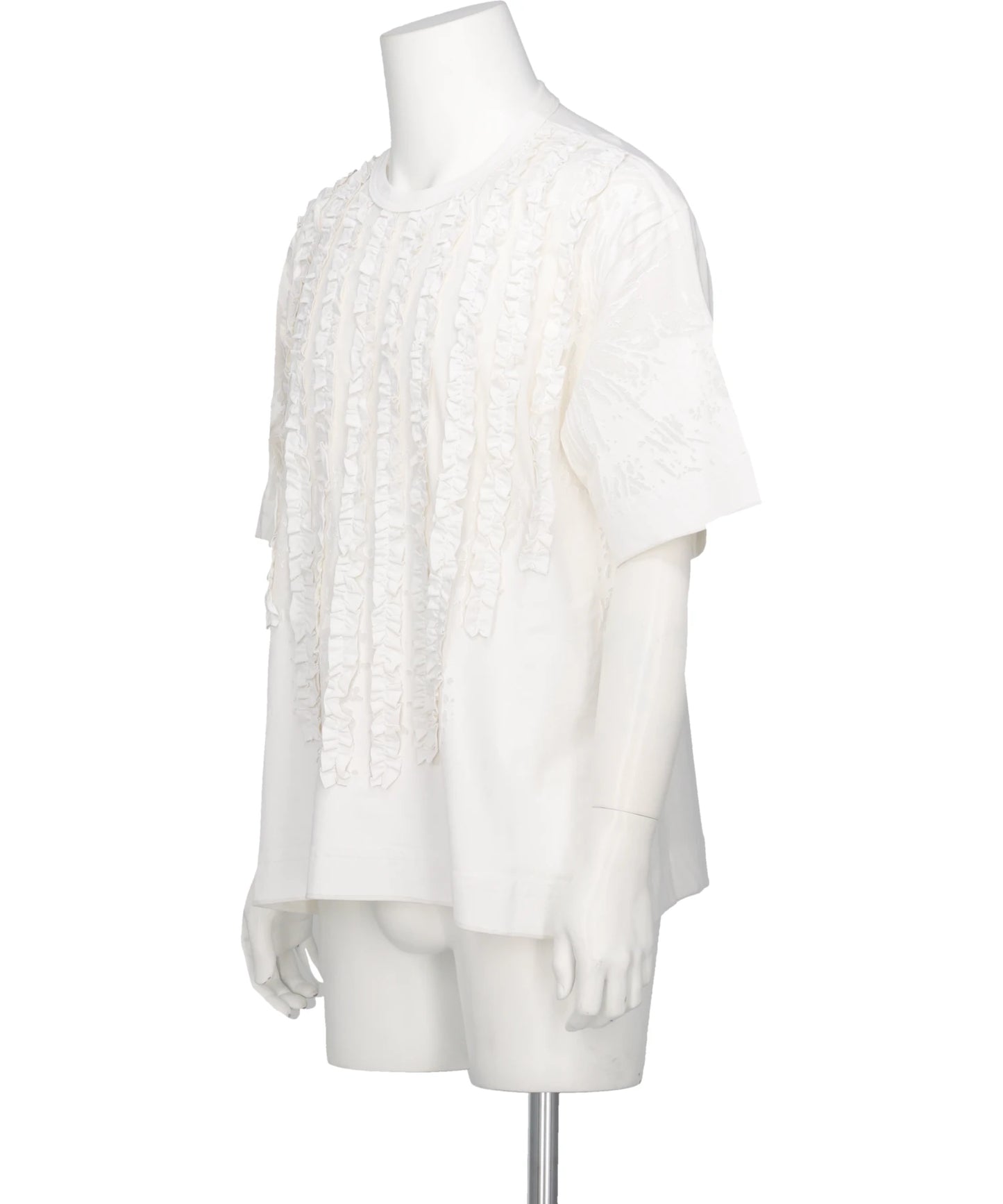 RUFFLE PRINT T-SHIRTS