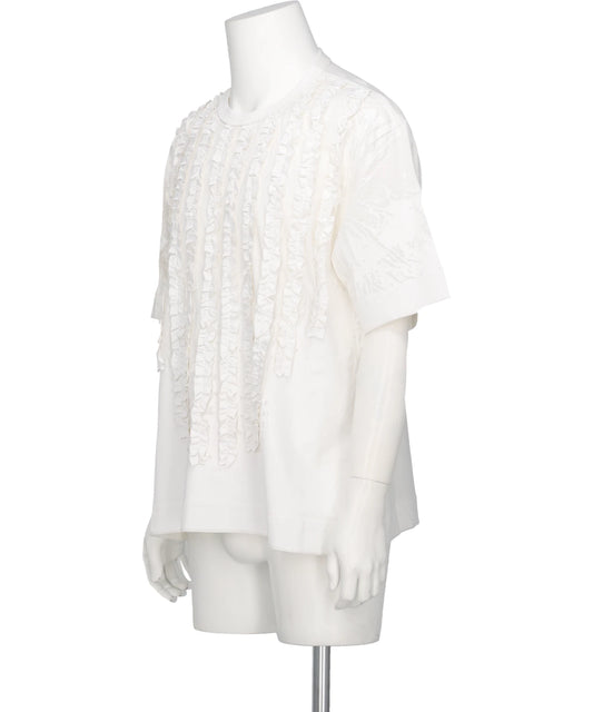 RUFFLE PRINT T-SHIRTS