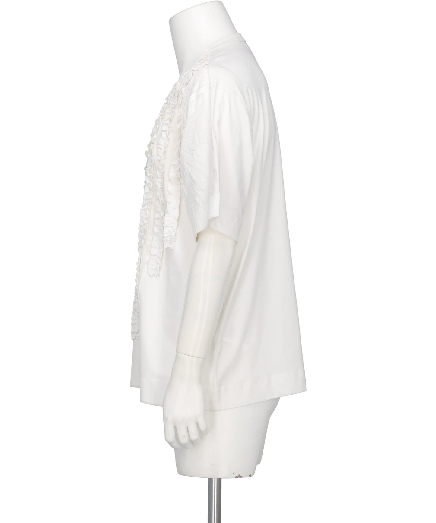RUFFLE PRINT T-SHIRTS