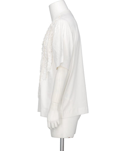 RUFFLE PRINT T-SHIRTS