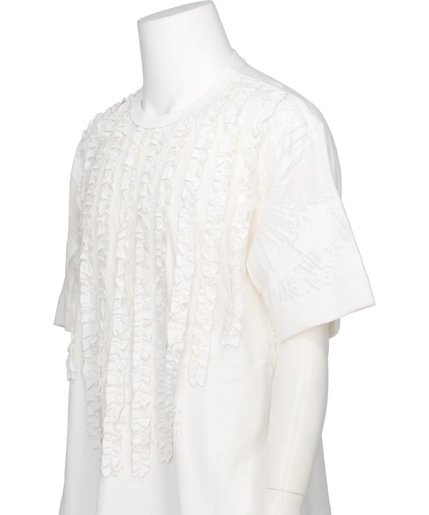 RUFFLE PRINT T-SHIRTS