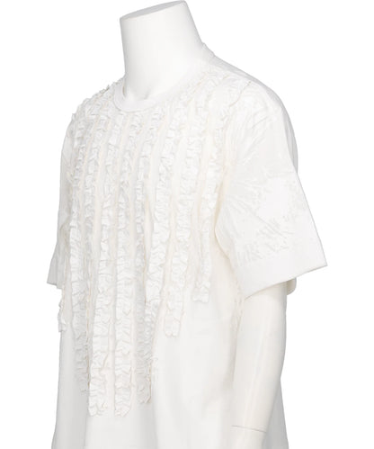 RUFFLE PRINT T-SHIRTS