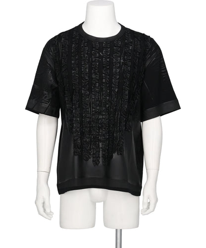 TAAKK(ターク)RUFFLE PRINT T-SHIRTS