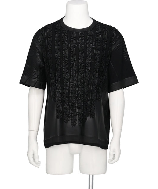 TAAKK(ターク)RUFFLE PRINT T-SHIRTS