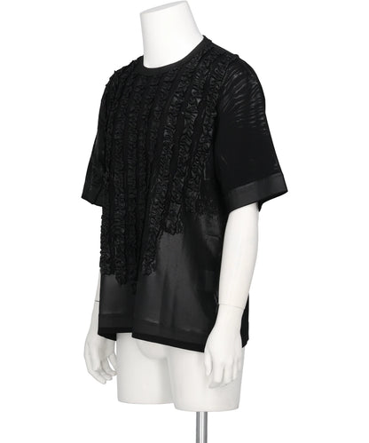 RUFFLE PRINT T-SHIRTS