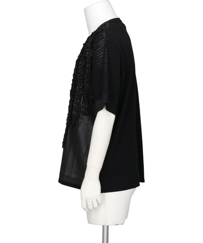 RUFFLE PRINT T-SHIRTS