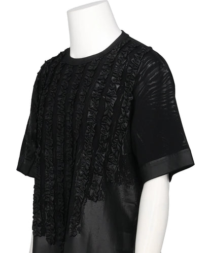 RUFFLE PRINT T-SHIRTS
