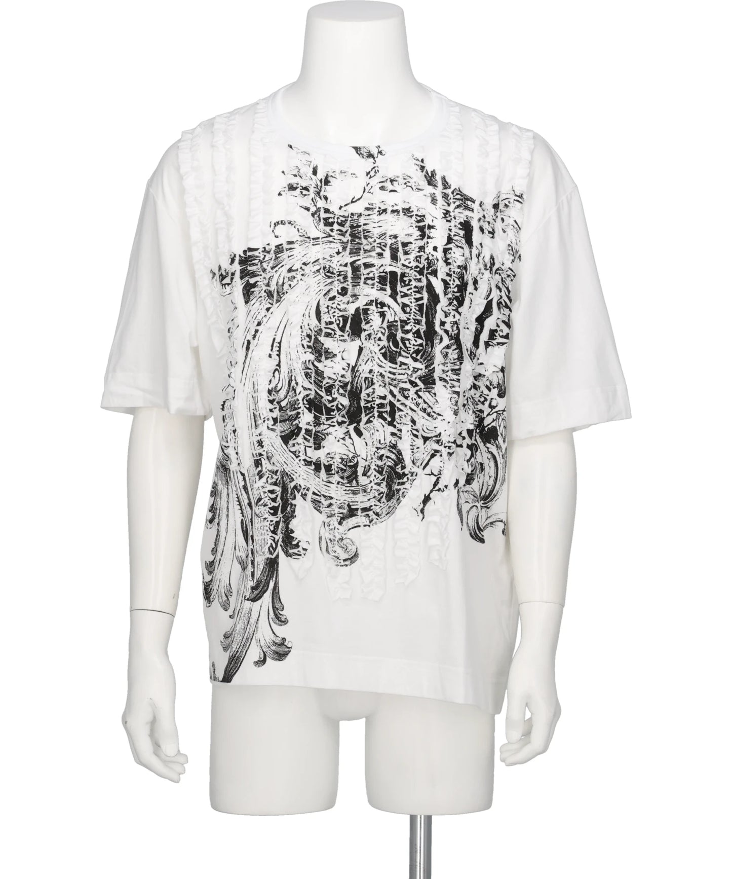TAAKK(ターク)RUFFLE PRINT T-SHIRTS