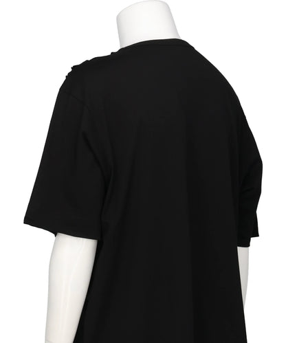 RUFFLE PRINT T-SHIRTS