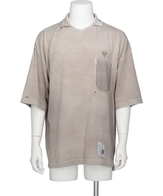 Maison MIHARA YASUHIRO(メゾンミハラヤスヒロ) SUN FADED COLLARED TEE