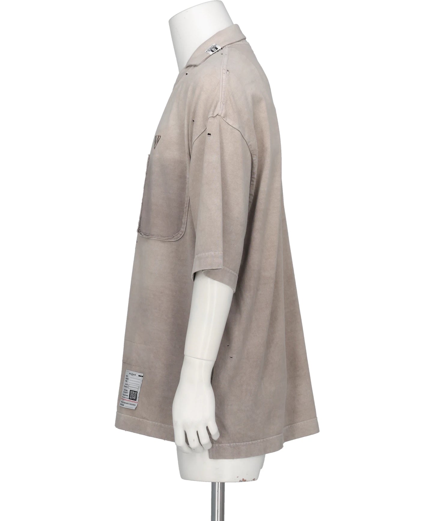 SUN FADED COLLARED TEE
