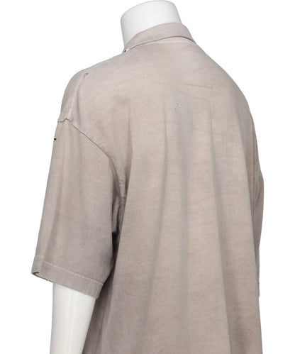 SUN FADED COLLARED TEE