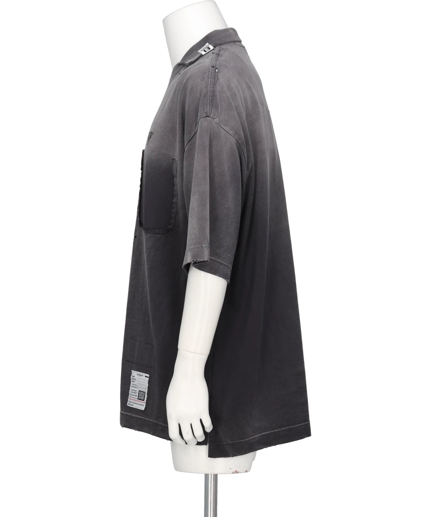 SUN FADED COLLARED TEE