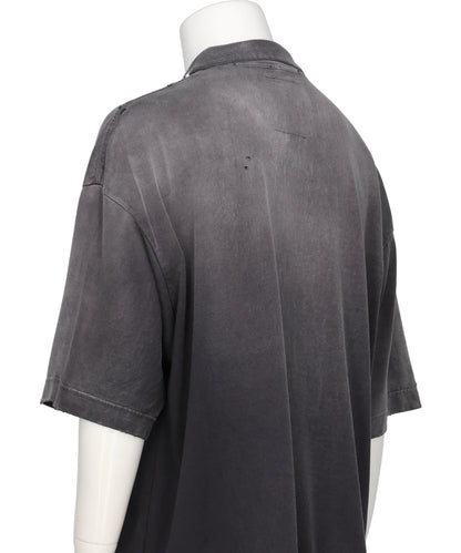 SUN FADED COLLARED TEE
