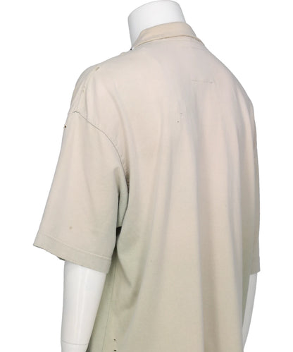 SUN FADED COLLARED TEE