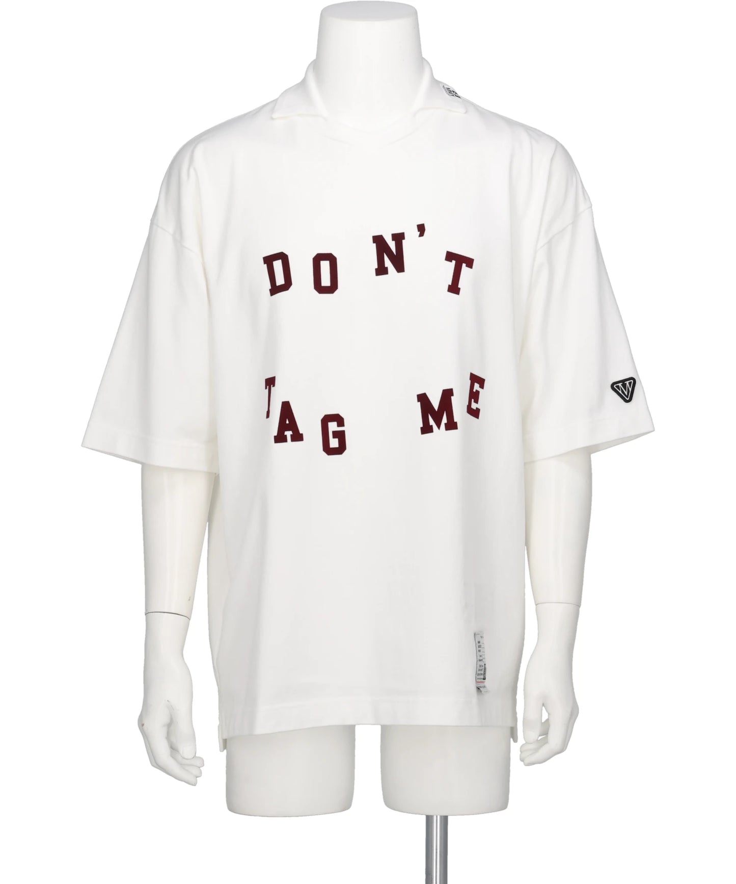 Maison MIHARA YASUHIRO(メゾンミハラヤスヒロ)DON'T TAG ME FLOCKY COLLARED TEE