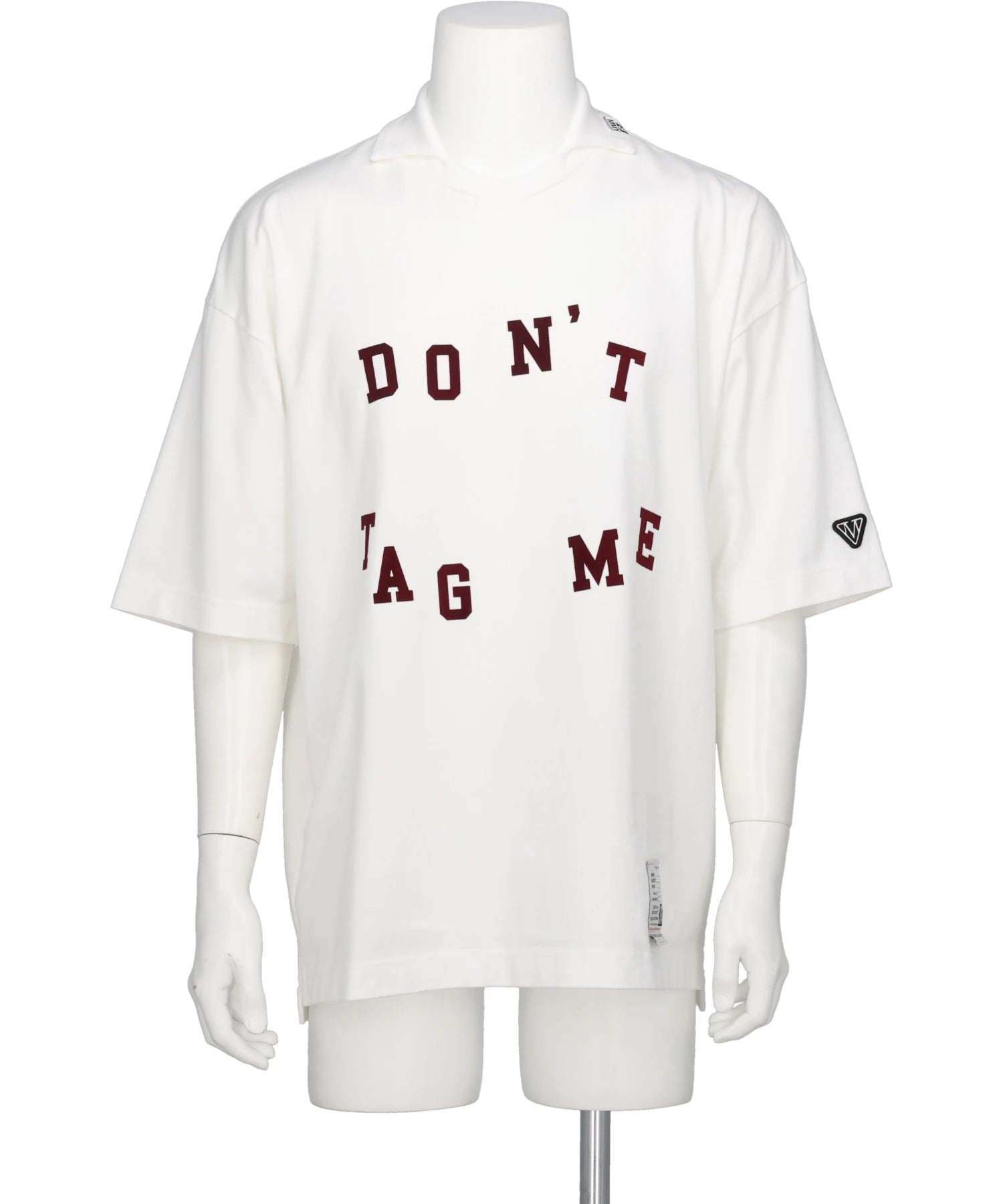 Maison MIHARA YASUHIRO(メゾンミハラヤスヒロ)DON'T TAG ME FLOCKY COLLARED TEE