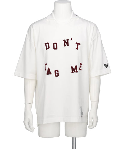 Maison MIHARA YASUHIRO(メゾンミハラヤスヒロ)DON'T TAG ME FLOCKY COLLARED TEE