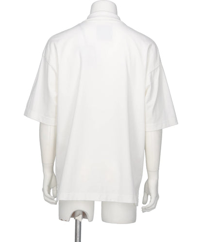 DON'T TAG ME FLOCKY COLLARED TEE