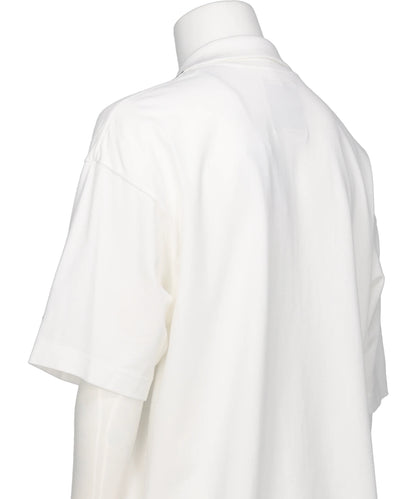 DON'T TAG ME FLOCKY COLLARED TEE