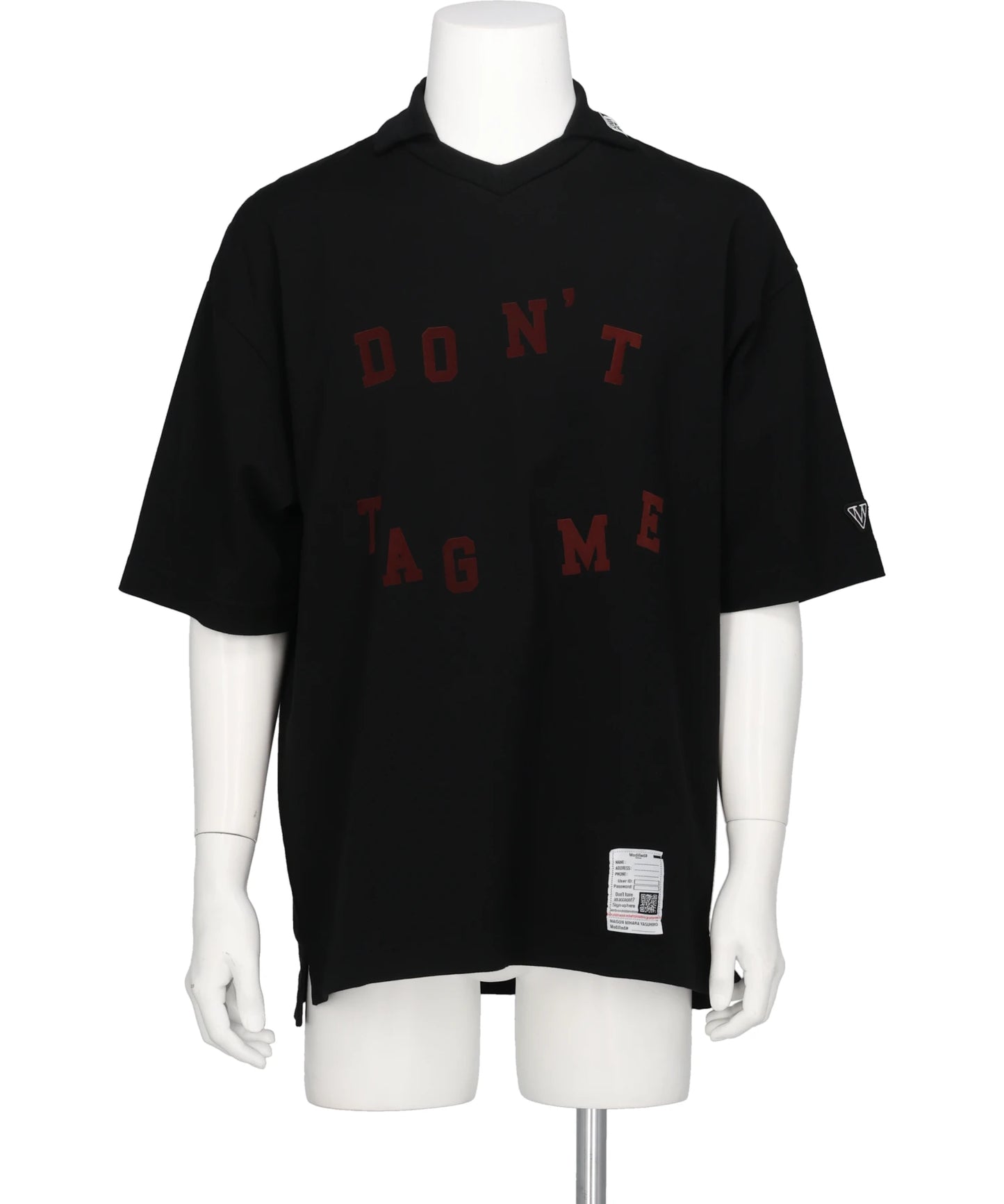 Maison MIHARA YASUHIRO(メゾンミハラヤスヒロ) DON'T TAG ME FLOCKY COLLARED TEE