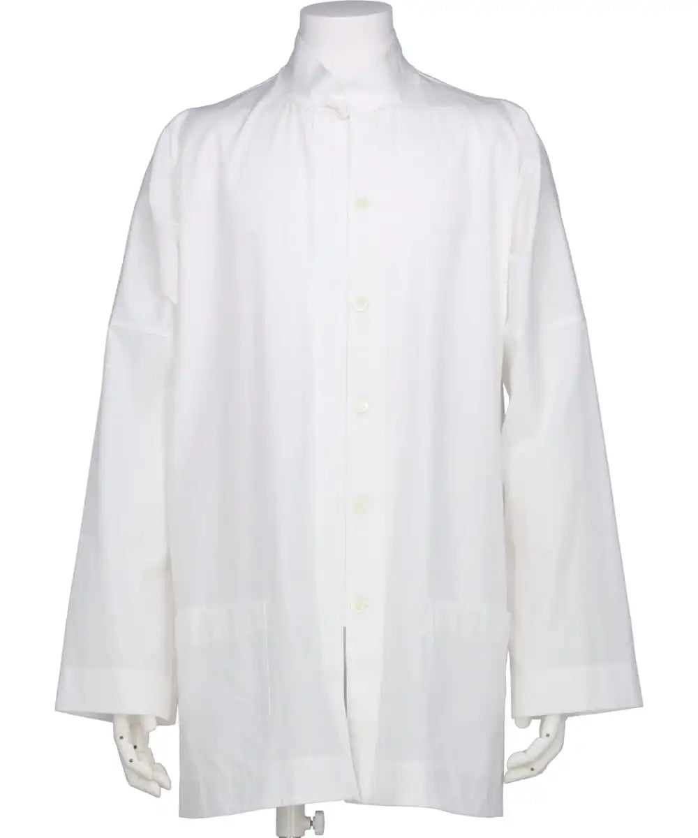 CHINA BUTTON STAND COLLER SHIRT