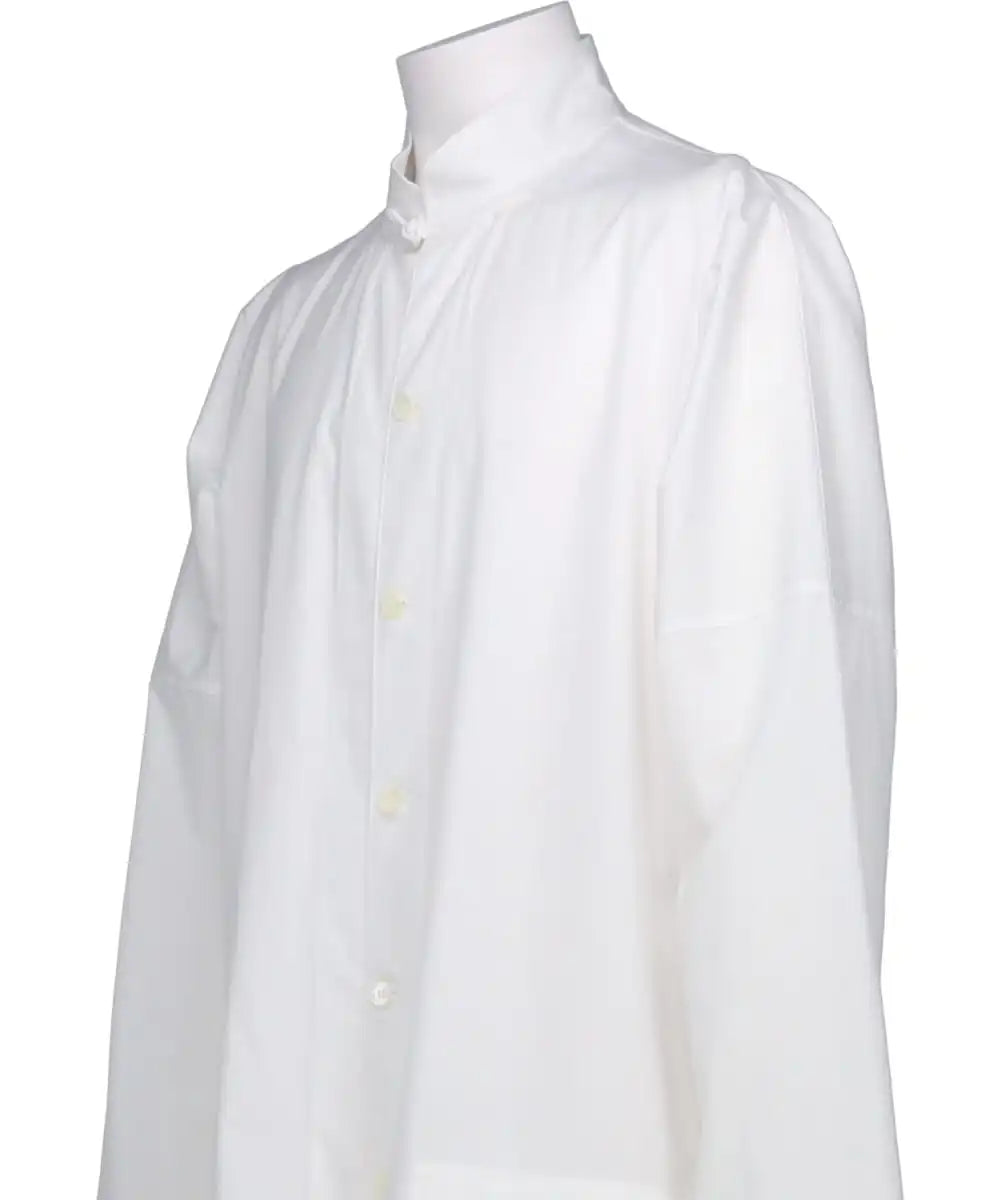 CHINA BUTTON STAND COLLER SHIRT