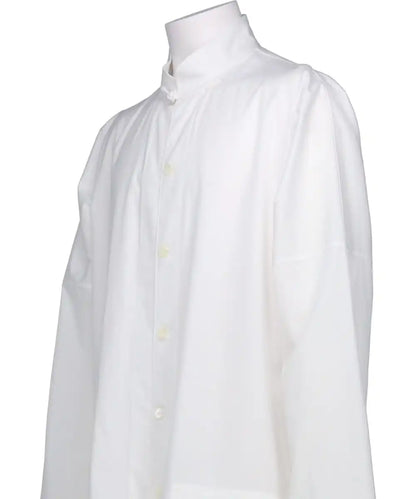 CHINA BUTTON STAND COLLER SHIRT
