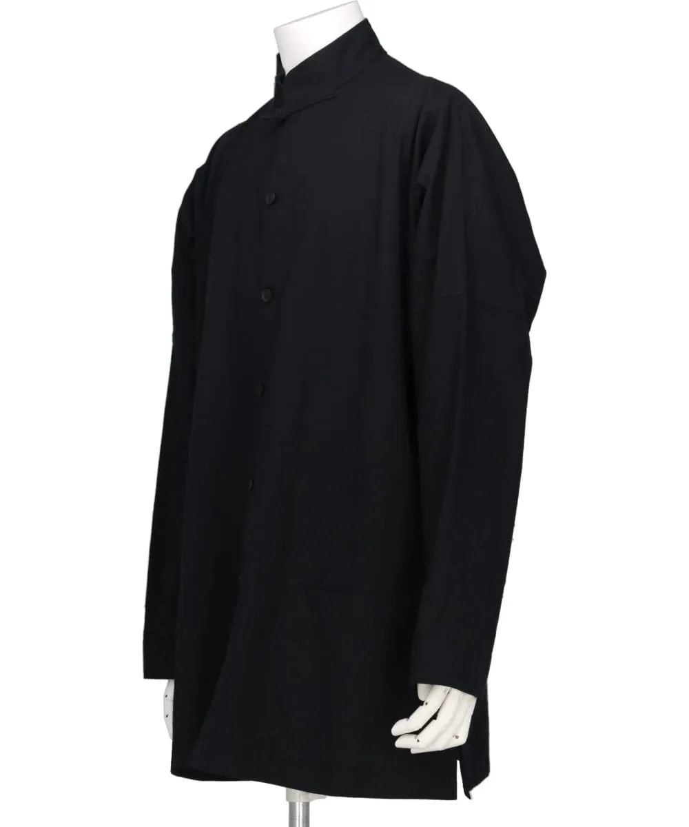 CHINA BUTTON STAND COLLER SHIRT