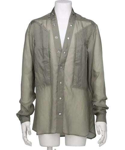 LARRY FOGPOCKET SHIRT - CELADON