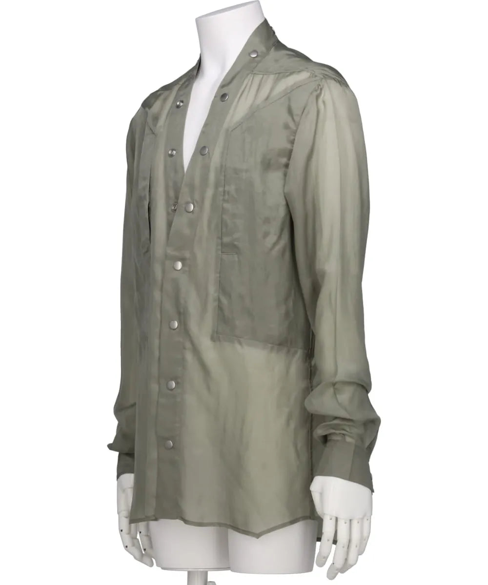 LARRY FOGPOCKET SHIRT - CELADON