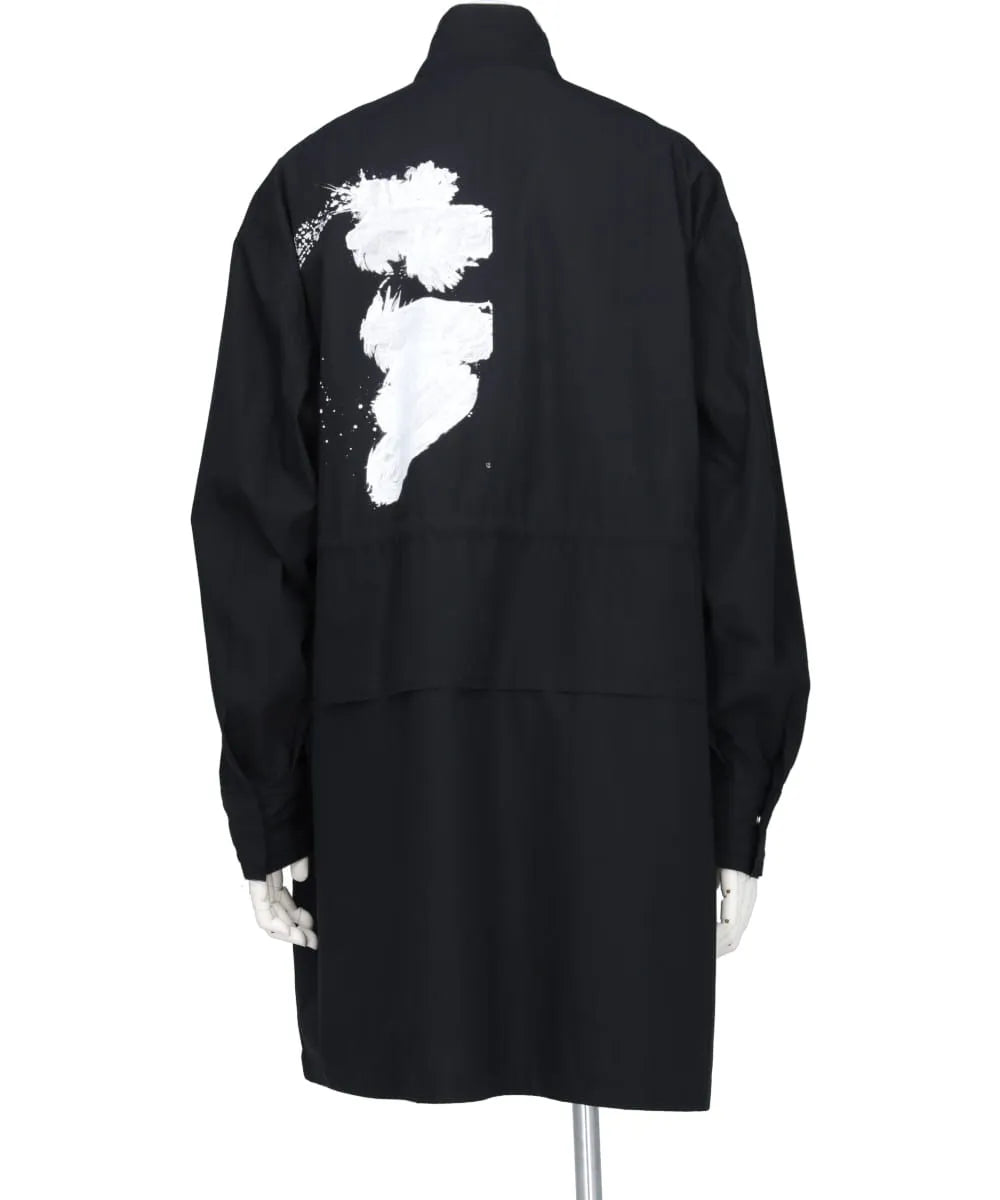 ALMOSTBLACK・ｽ~YUICHI INOUE WOVEN REMAKE PRINT LONG SHIRTS