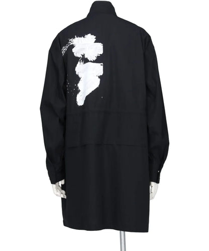 ALMOSTBLACK・ｽ~YUICHI INOUE WOVEN REMAKE PRINT LONG SHIRTS