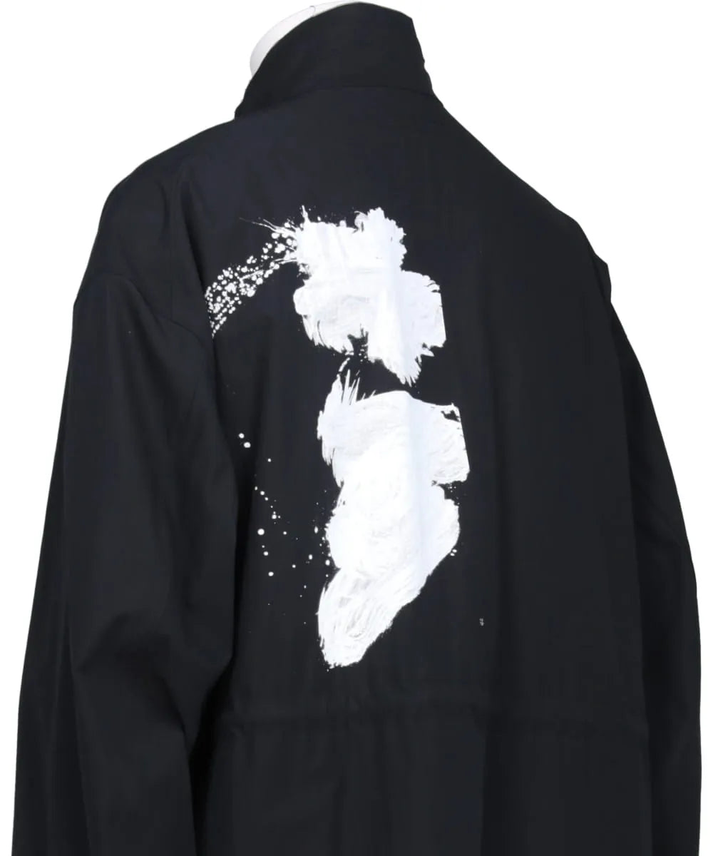 ALMOSTBLACK・ｽ~YUICHI INOUE WOVEN REMAKE PRINT LONG SHIRTS