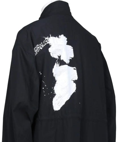 ALMOSTBLACK・ｽ~YUICHI INOUE WOVEN REMAKE PRINT LONG SHIRTS