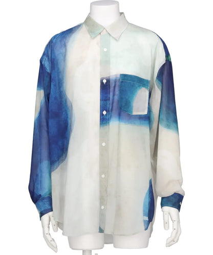DRAWING L/S SHIRT BY TAKASHI TSUSHIMA