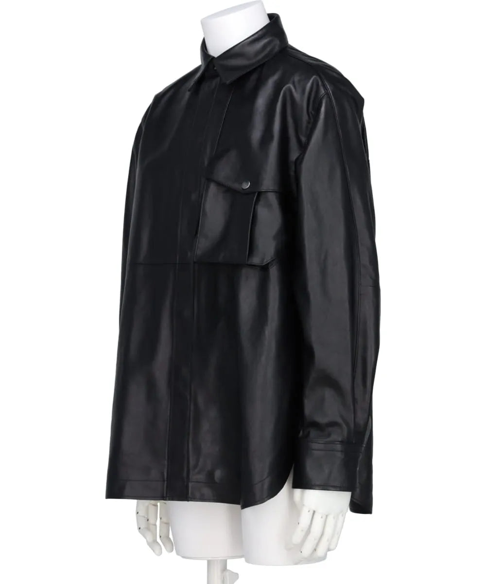 LEATHER OFFICER SHIRT