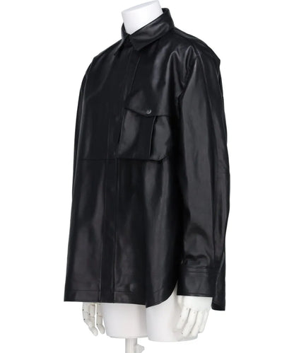 LEATHER OFFICER SHIRT