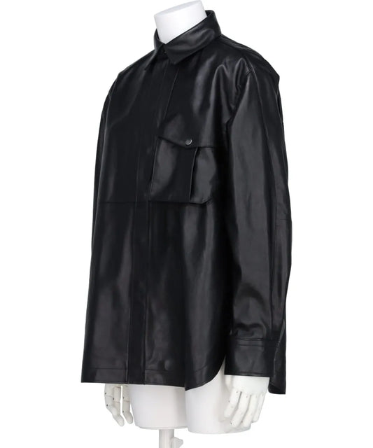 LEATHER OFFICER SHIRT