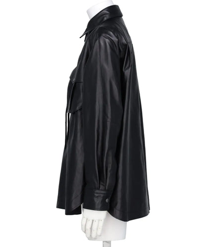 LEATHER OFFICER SHIRT