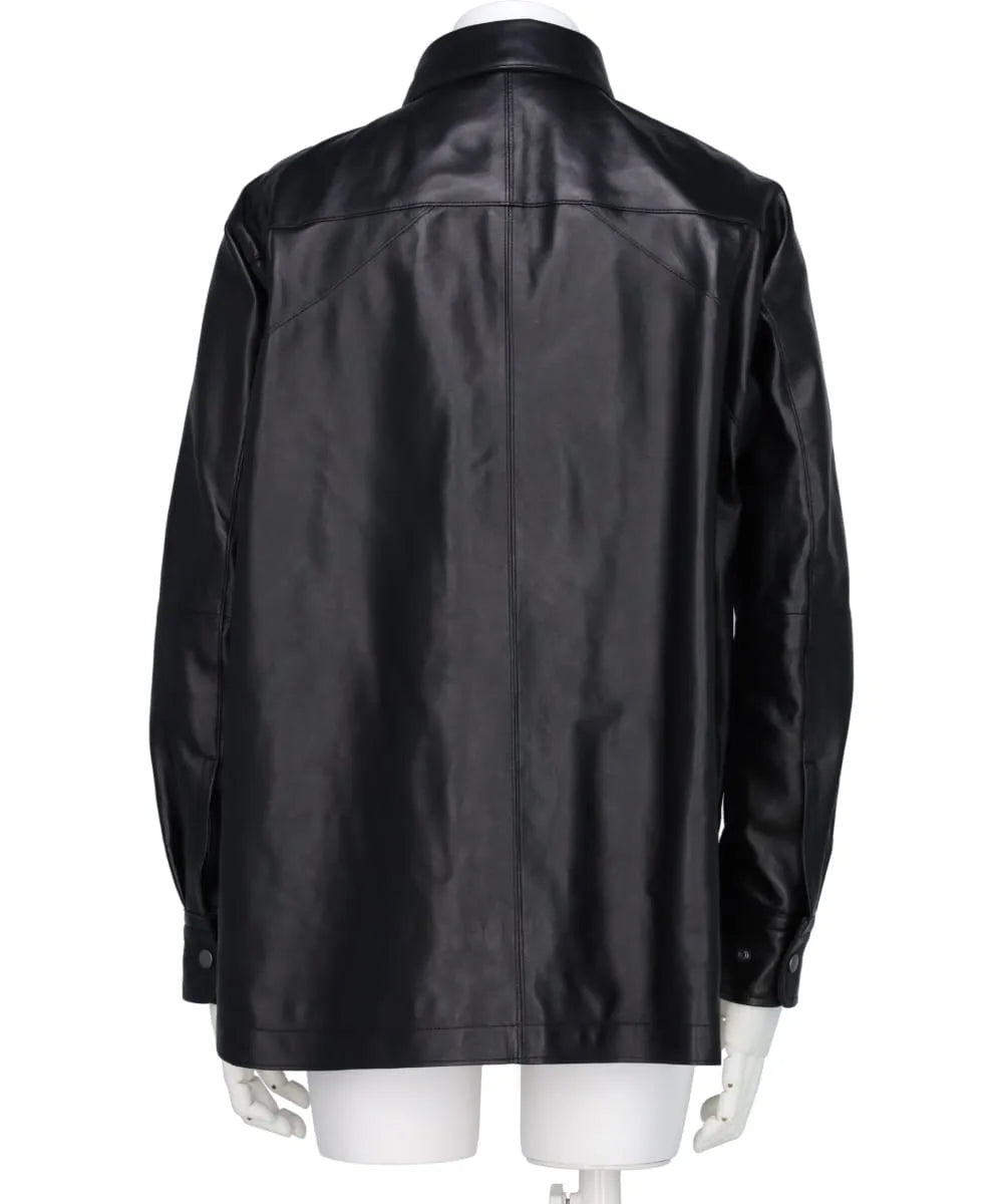 LEATHER OFFICER SHIRT