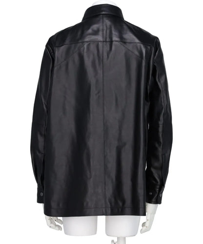 LEATHER OFFICER SHIRT