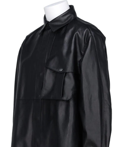 LEATHER OFFICER SHIRT