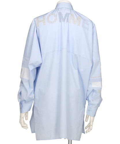 HOMME PATCHWORK LONG SHIRT