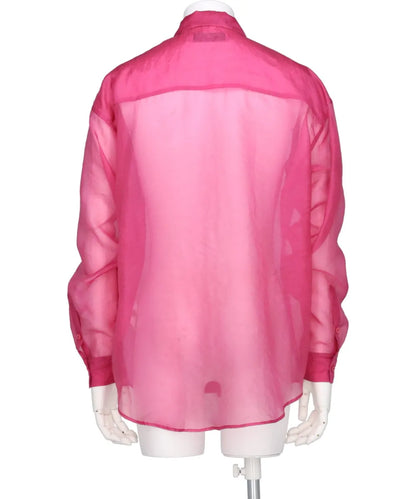 FLOWER TOGGLE ORGANDY SHIRTS