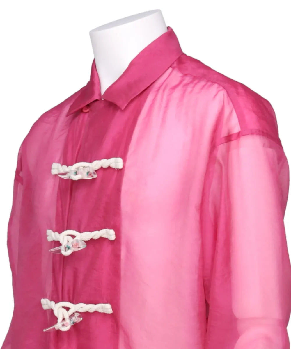FLOWER TOGGLE ORGANDY SHIRTS