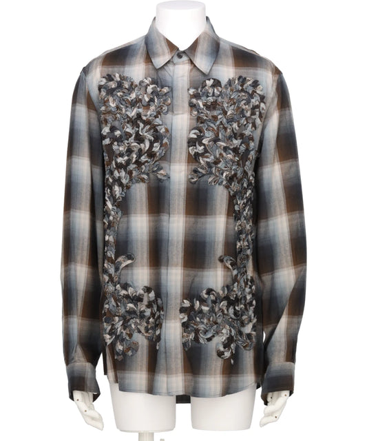 CHECK EMBROIDERY SHIRTS